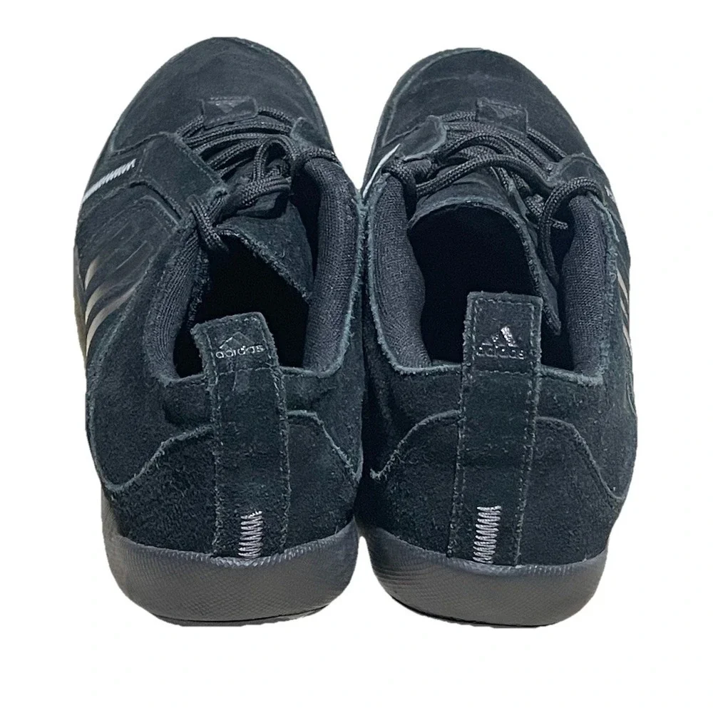 Adidas Anzee Low Lea Black Men Size 11‎ US Excellent  Suede Leather